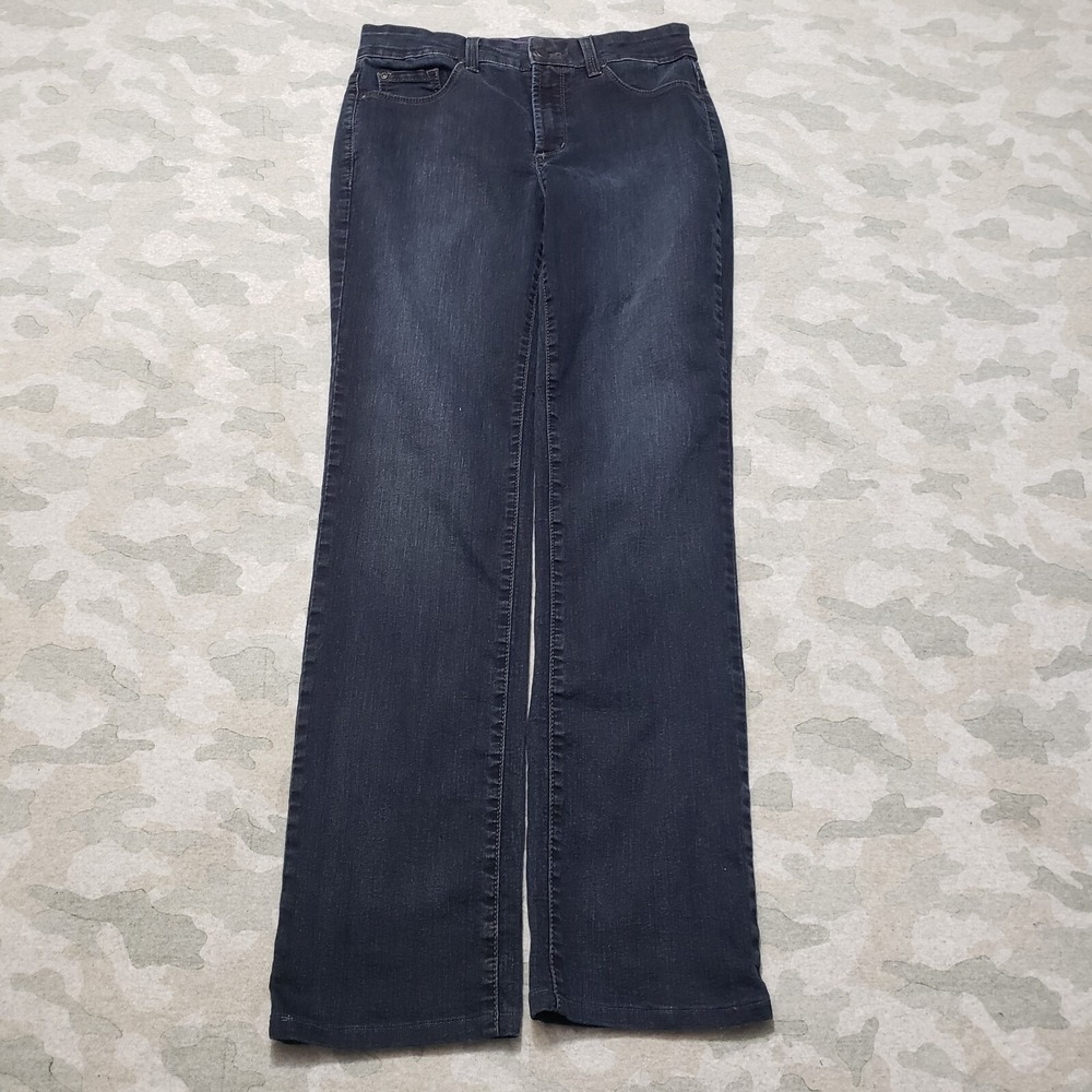 NYDJ Not Your Daughter Jeans Womens 4 Blue Made In USA Denim Dark Wash